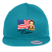 Americas National Treasure Flat Bill Snapback Cap | Artistshot