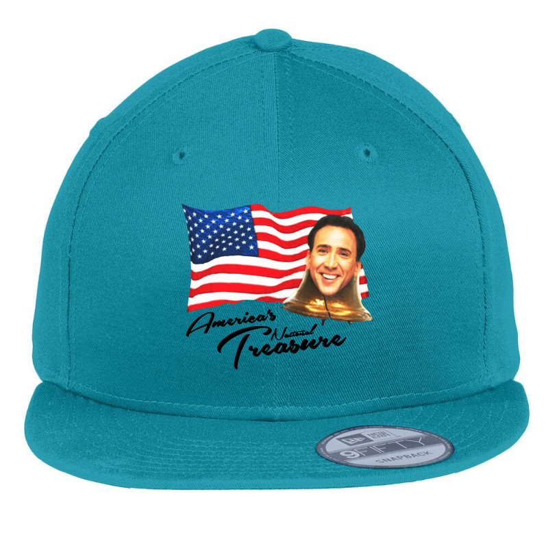 Americas National Treasure Flat Bill Snapback Cap | Artistshot