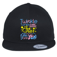 Twinkle.little.star Uncle Wonders What You Are Gender Reveal T Shirt Flat Bill Snapback Cap | Artistshot