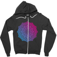 Islamic Mandala Ornament With Transparent Zipper Hoodie | Artistshot