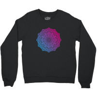 Islamic Mandala Ornament With Transparent Crewneck Sweatshirt | Artistshot