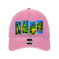 Arcade Turtles Dyed Cap | Artistshot