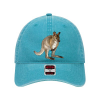 Hand Drawn Wallaby Animal Dyed Cap | Artistshot