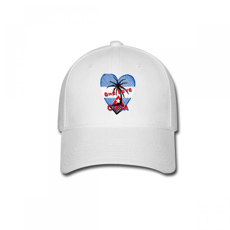 Kuba Eine Liebe Beunruhigte Kubanische Flagge Kubastolz Ich Liebe Kuba Baseball Cap | Artistshot