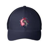 Axolotl Yin Yang Zen Mantra Mesh Cap | Artistshot