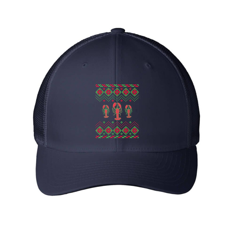 Christmas Crustacean Core Lobster T Shirt Mesh Cap | Artistshot