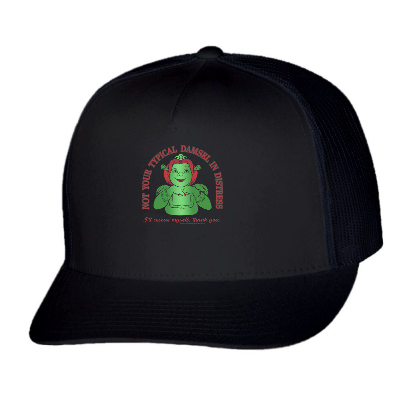 Shrek Fiona Not Your Typical Damsel In Distress Trucker Cap by trokeryth | Artistshot