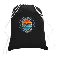 Friday Harbor Washington Souvenir Graphic Tank Top Drawstring Bags | Artistshot