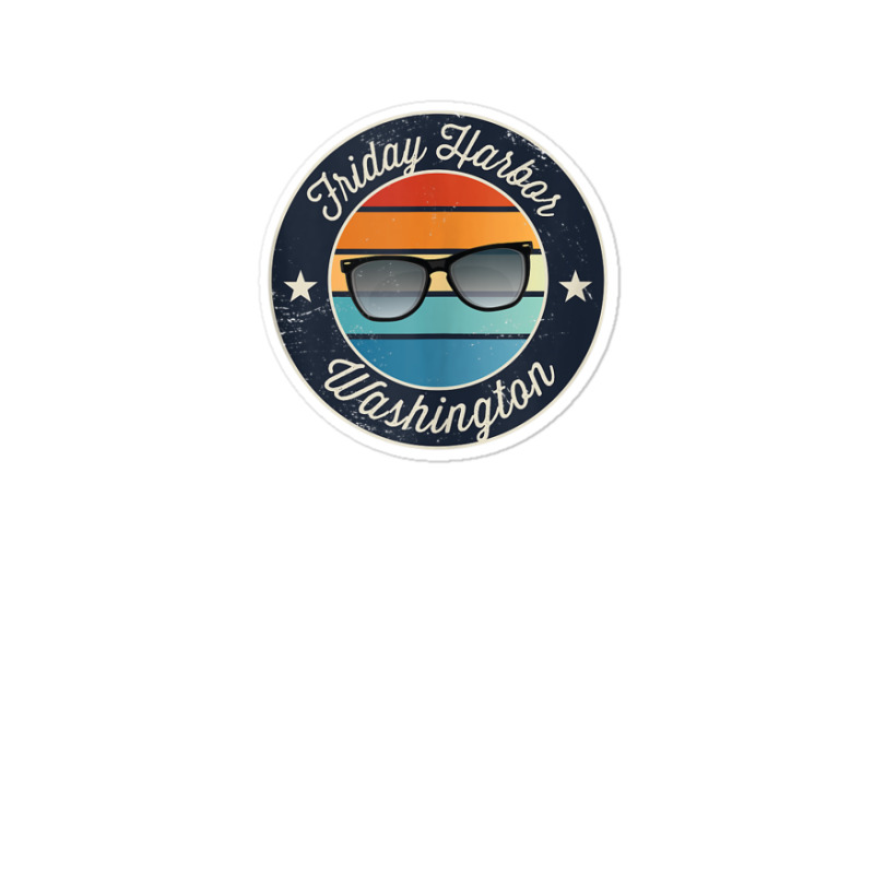 Friday Harbor Washington Souvenir Graphic Tank Top Sticker | Artistshot