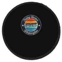 Friday Harbor Washington Souvenir Graphic Tank Top Round Patch | Artistshot