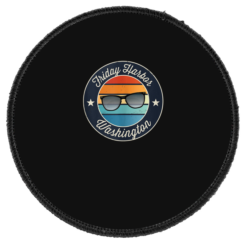 Friday Harbor Washington Souvenir Graphic Tank Top Round Patch | Artistshot