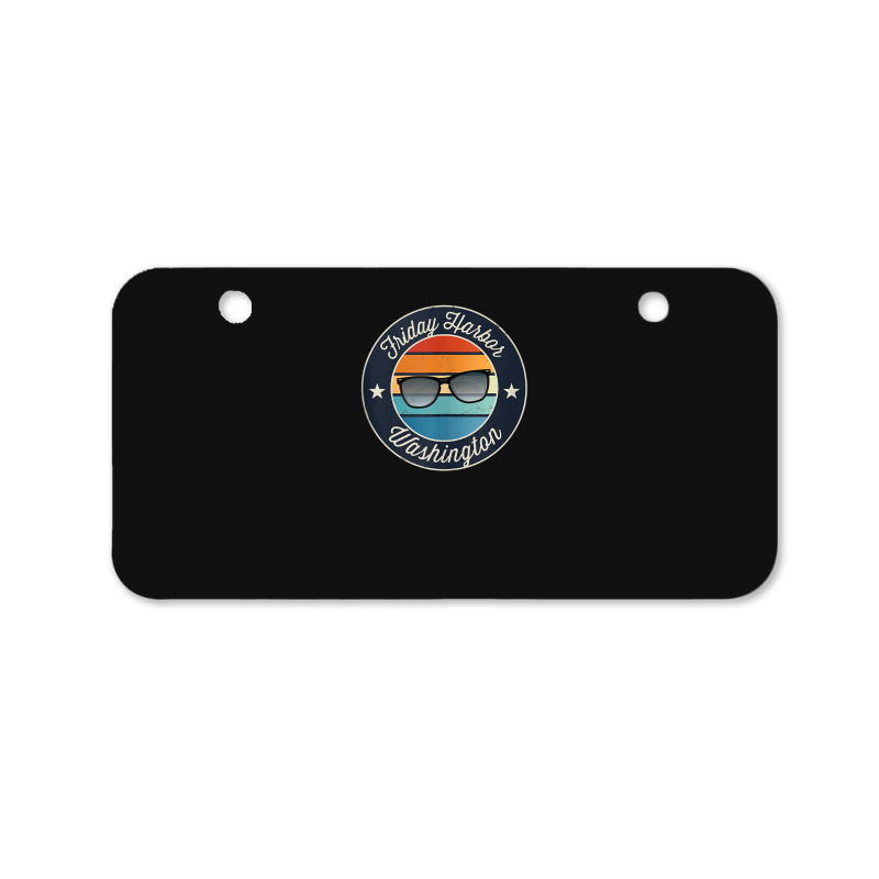 Friday Harbor Washington Souvenir Graphic Tank Top Bicycle License Plate | Artistshot