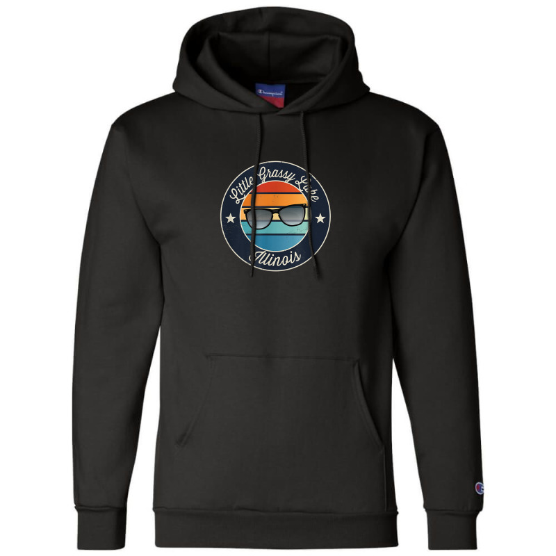 Little Grassy Lake   Illinois Souvenir Champion Hoodie by Vivu991 | Artistshot