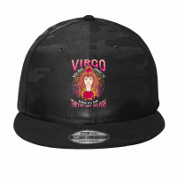 Womens Phantom Designs Zodiac Virgo Girl They're Not Selfish Hippie V Camo Snapback | Artistshot