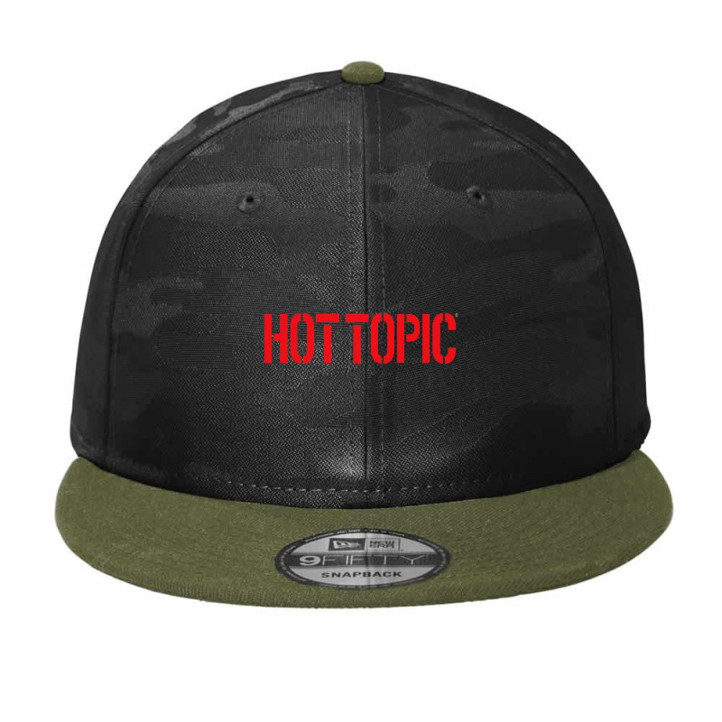 Hot Topic Vintage Camo Snapback by redbeanarts | Artistshot