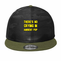 There's No Crying In Ambient Pop Long Sleeve T Shirt Camo Snapback | Artistshot