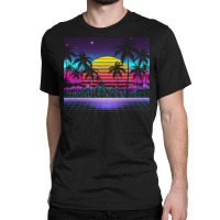 Synthwave T  Shirt Radiant Sunset Synthwave T  Shirt Classic T-shirt | Artistshot