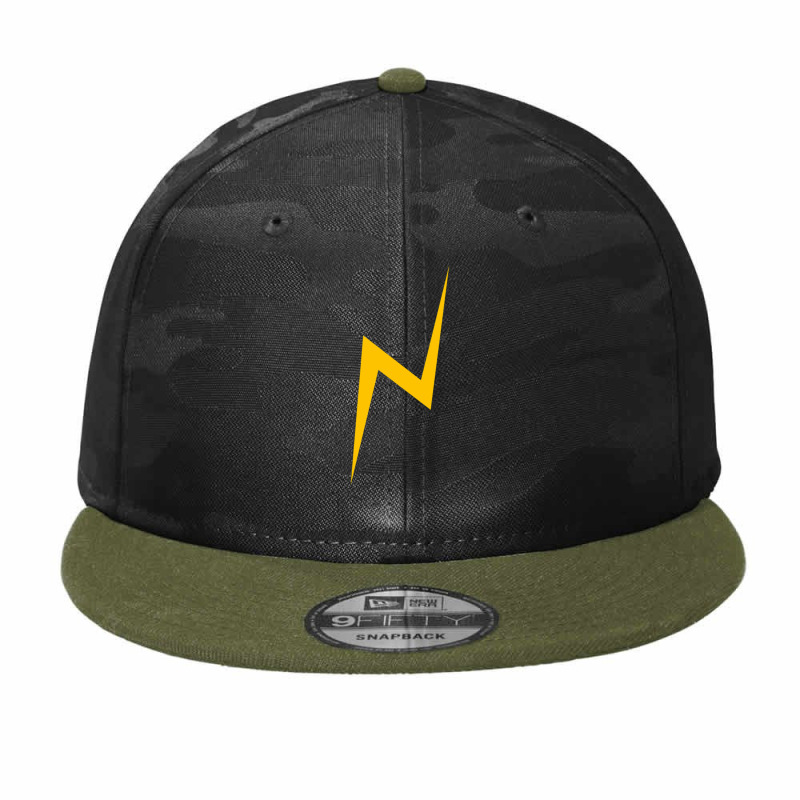 Lightning Bolt (yellow) Camo Snapback by SilviaMartinez | Artistshot