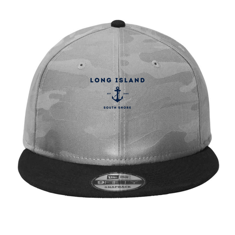 Long Island New York South Shore Est 1640 Pullover Hoodie Camo Snapback by cm-arts | Artistshot