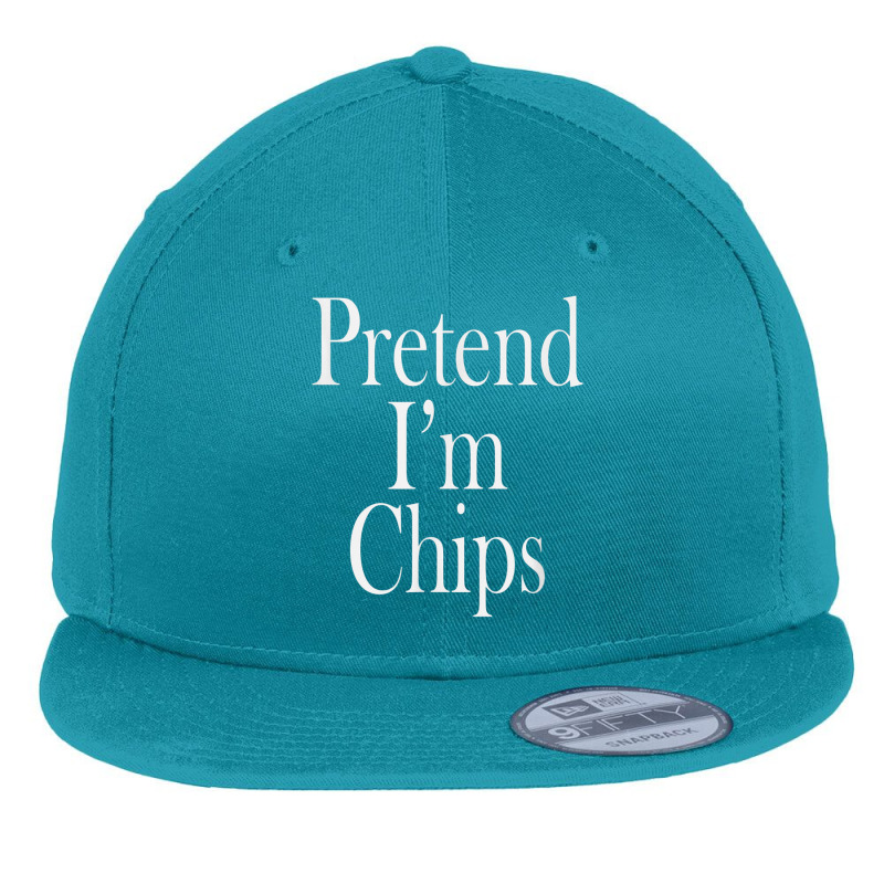 Chips Costume T Shirt For The Last Minute Party Flat Bill Snapback Cap | Artistshot