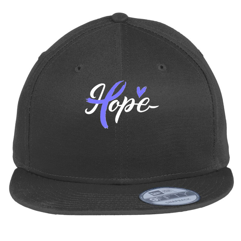 Hope   Esophageal Cancer Suppor  For Esophageal Cancer Premium Flat Bill Snapback Cap by PamelaJeanBrink | Artistshot