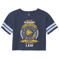 I May Be Wrong But I Highly Doubt It I Am A Leo Scorecard Crop Tee | Artistshot