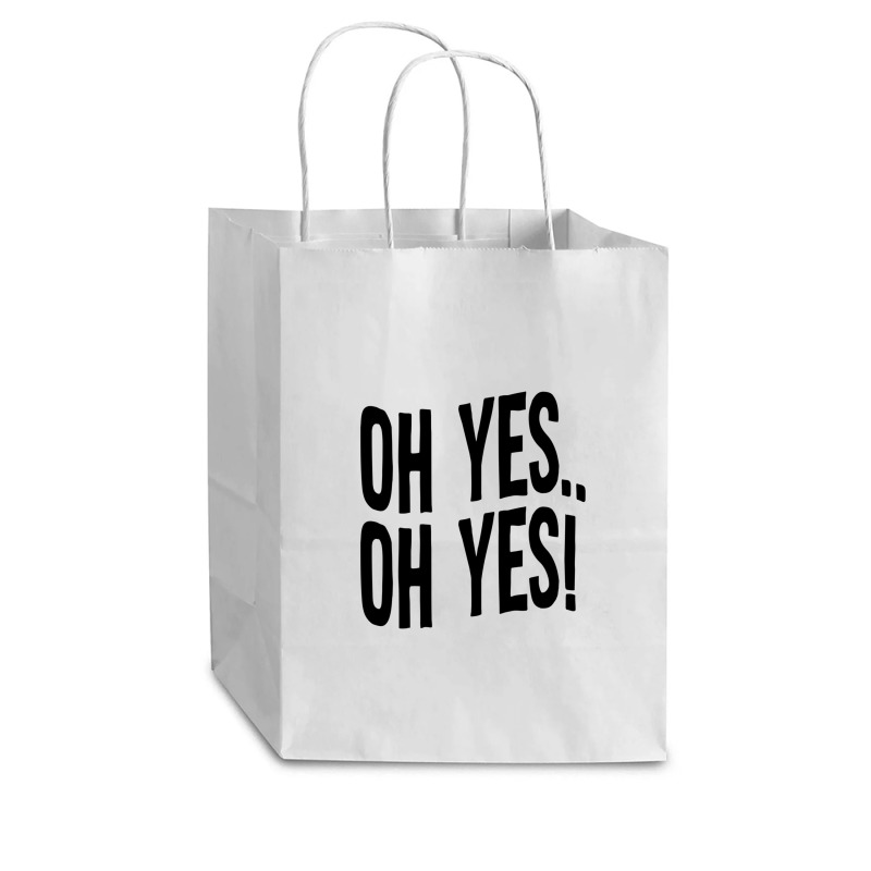 Design Of Oh Yes! Oh Yes! Cub Paper Bag - 8 X 4 1/2 X 10 1/4 | Artistshot