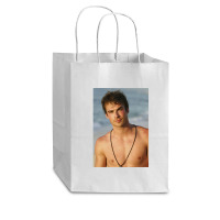 Ian Somerhalder Shirtless Cub Paper Bag - 8 X 4 1/2 X 10 1/4 | Artistshot