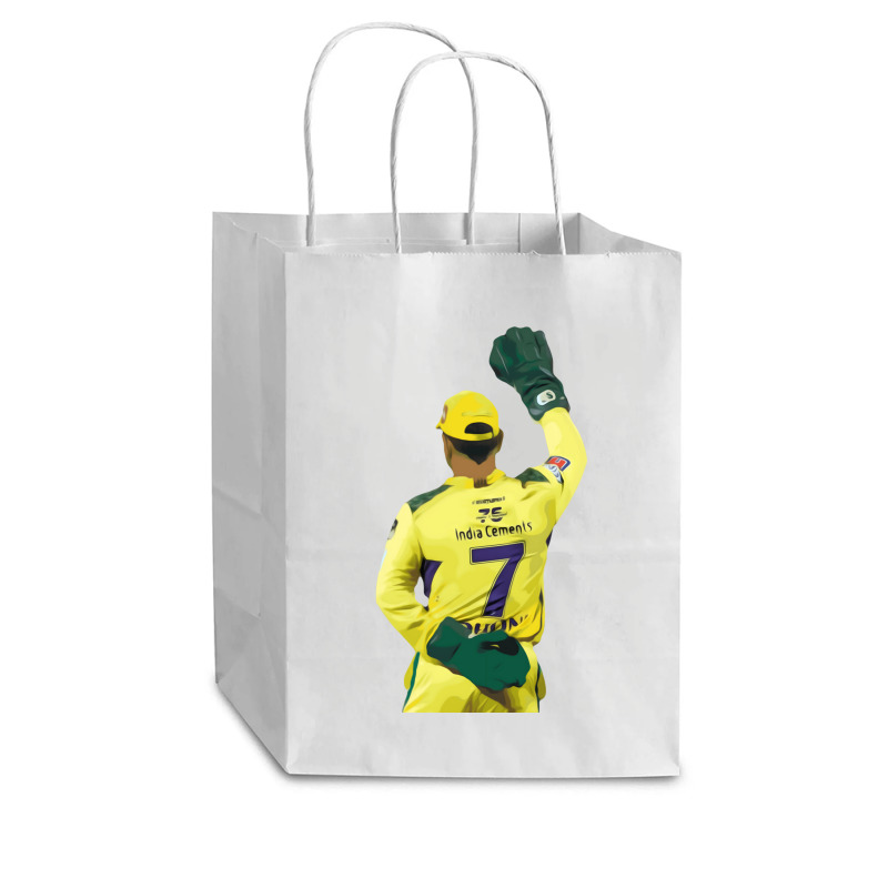 Ms Dhoni Chennai Super Kings Csk Wallpaper Whistlepodu Classic Cub Paper Bag - 8 X 4 1/2 X 10 1/4 | Artistshot