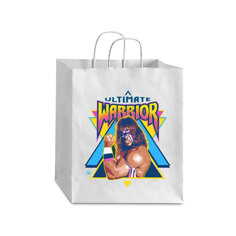 Flexing Ultimate Warrior Debie Paper Bag - 10 X 5 X 13 | Artistshot