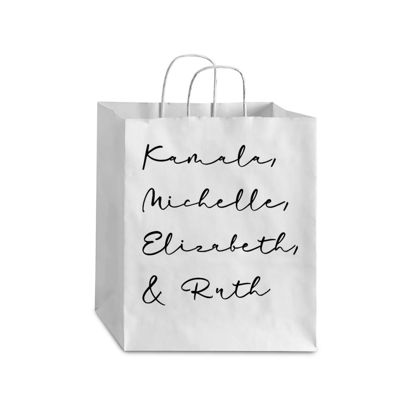 Kamala Michelle Elizabeth And Ruth Feminist Women Rbg 2020 Sweatshirt Debie Paper Bag - 10 X 5 X 13 | Artistshot