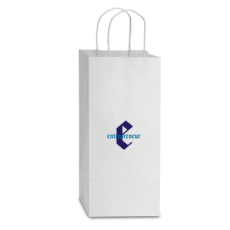 Entrepreneur - For All Business Owners And Start-up Founders Double Wine Paper Bag - 6 1/2 X 3 1/2 X 12 3/8 | Artistshot