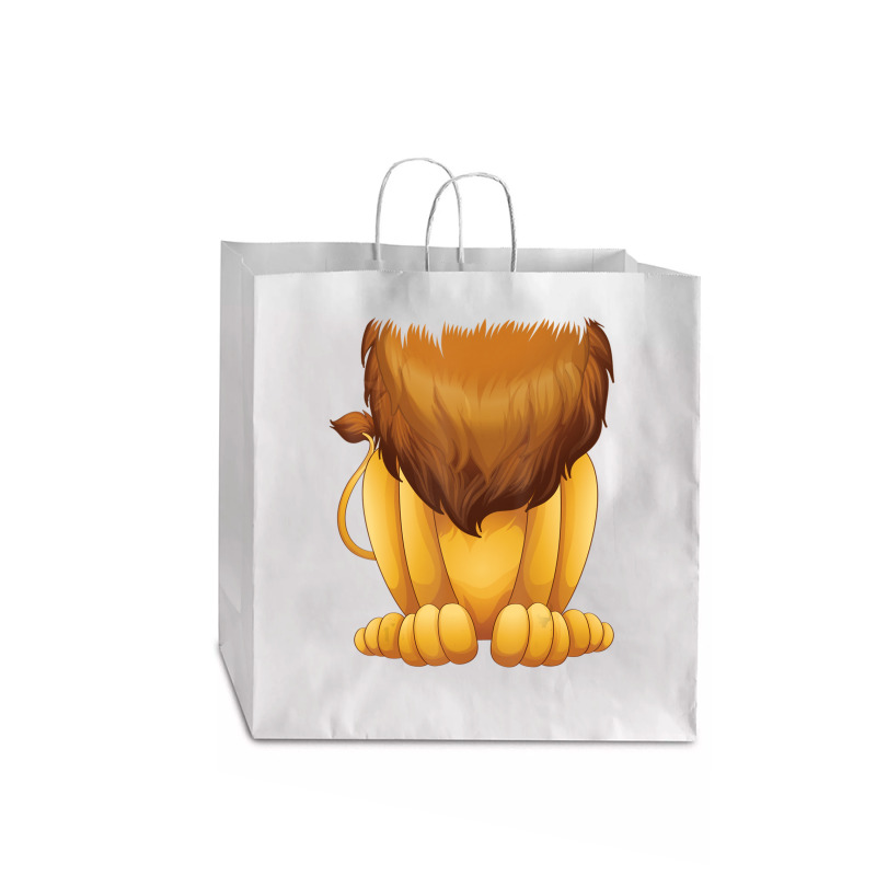 Cute Headless Lion Costume Halloween Big Cat Mane Jumbo Paper Bag - 18 X 7 X 18 3/4 | Artistshot