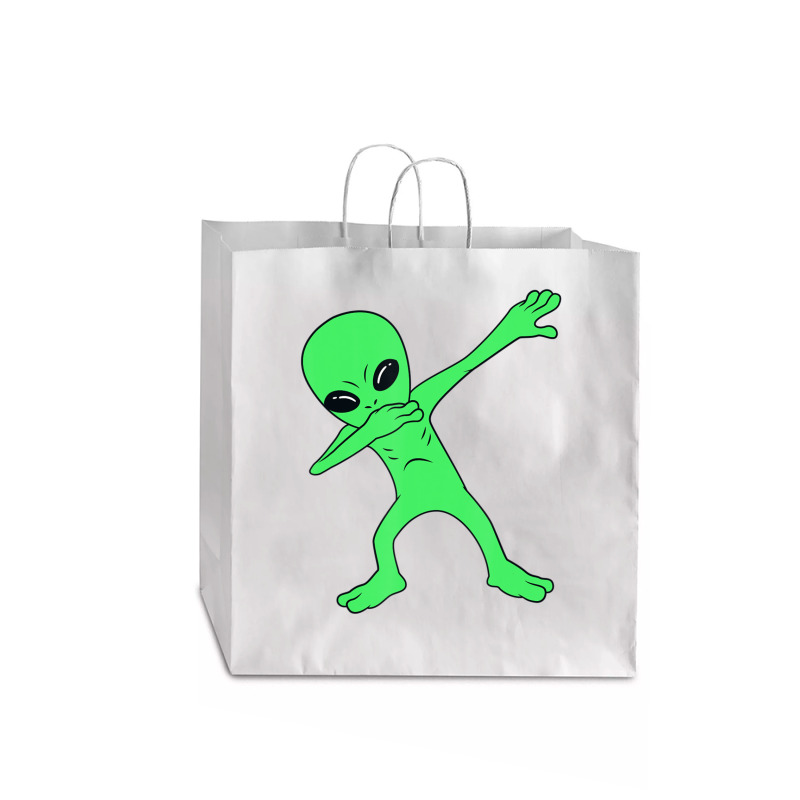 Dabbing Alien Halloween Dab Boys Kids Jumbo Paper Bag - 18 X 7 X 18 3/4 | Artistshot