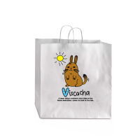 V Is For Viscacha Jumbo Paper Bag - 18 X 7 X 18 3/4 | Artistshot