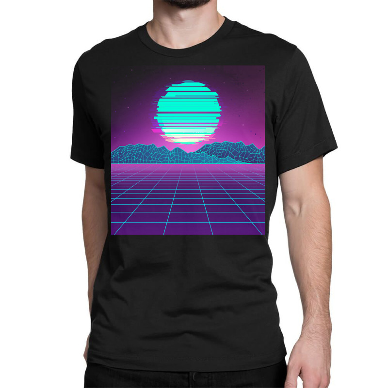 Synthwave T  Shirt80s Glitch Of The Future T  Shirt Classic T-shirt by victorycanola | Artistshot