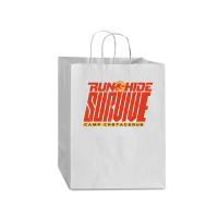 Camp Cretaceous Run Hide Survive Mart Paper Bag -13 X 7 X 17 | Artistshot