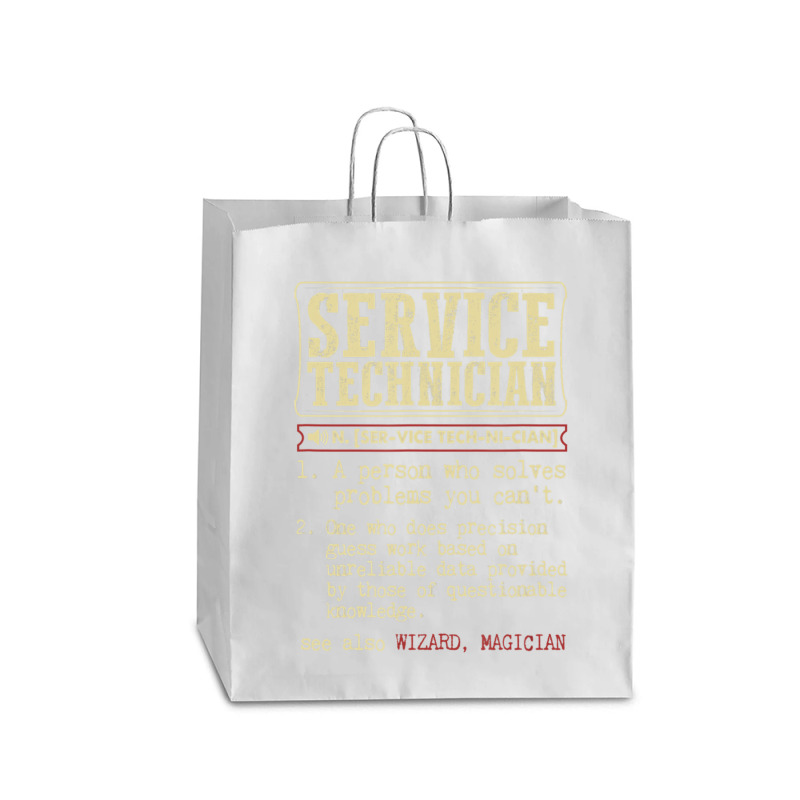 Service Technician Dictionary Term Queen Paper Bag - 16 X 6 X 19 1/4 | Artistshot