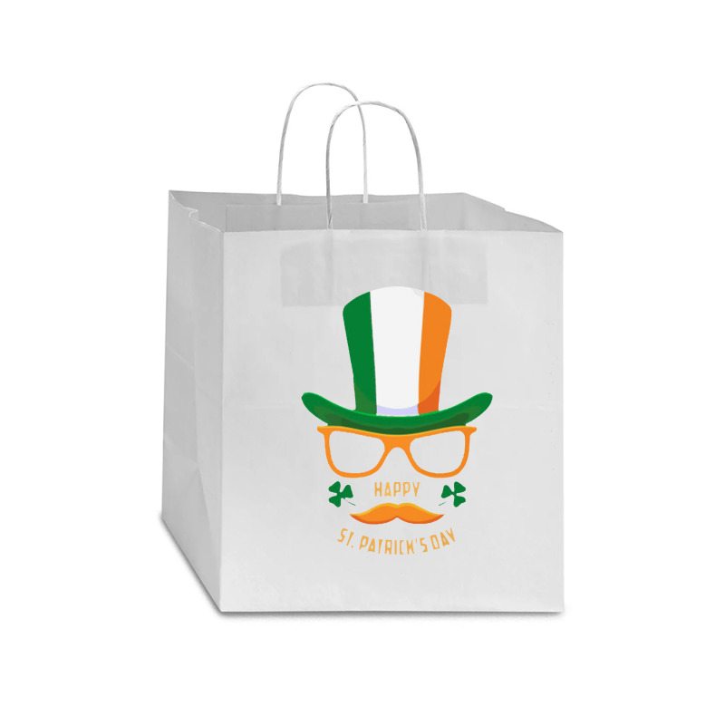 St Patricks Day 6 Star Paper Bag - 13 X 7 X 13 | Artistshot