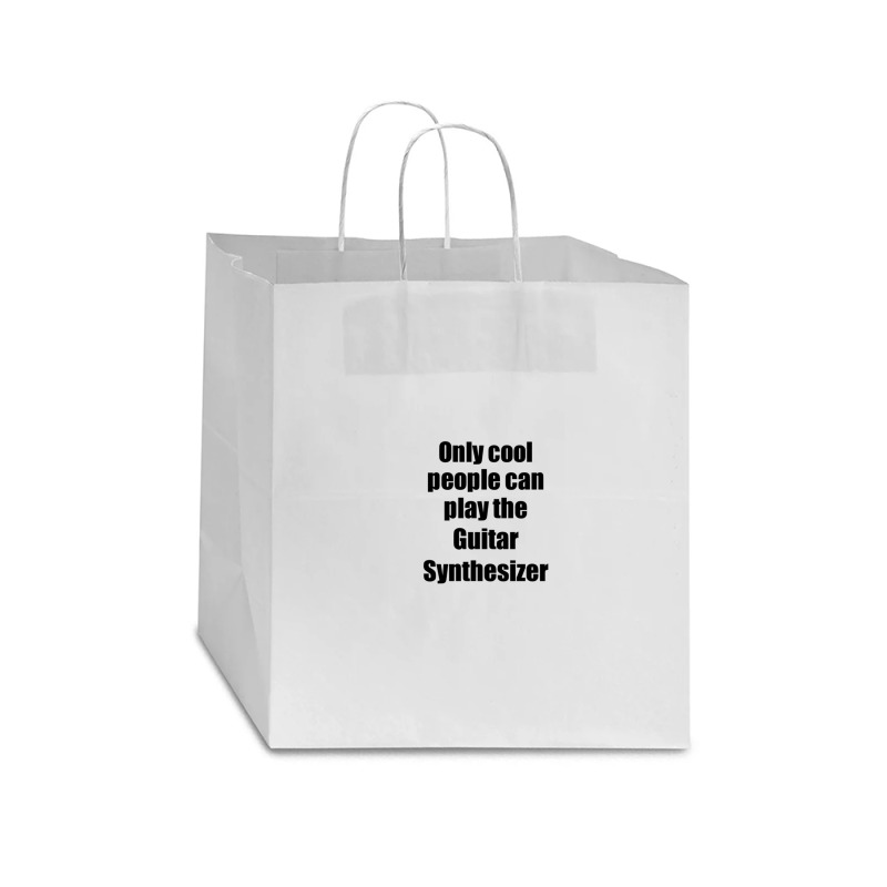 Guitar Synthesizer Player Musician Funny Gift Idea Star Paper Bag - 13 X 7 X 13 | Artistshot