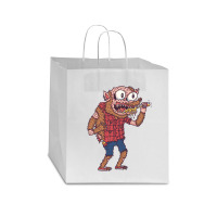 Werewolf Gift Star Paper Bag - 13 X 7 X 13 | Artistshot