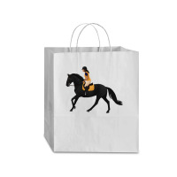 Zoe And Raven From Free Rein Equine Rampaige For Friend Traveler Paper Bag -13 X 6 X 15 3/4 | Artistshot