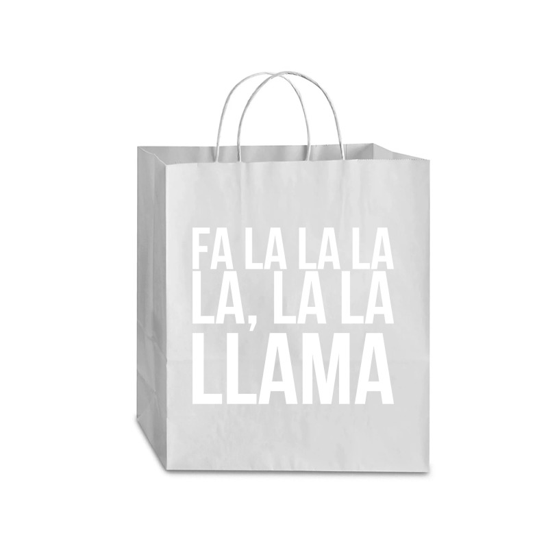 Fa La La La La La La Llama-npqnt Traveler Paper Bag -13 X 6 X 15 3/4 | Artistshot