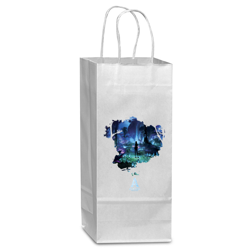 Avatar Pandora At Night Movie Poster Pullover Hoodie Wine Paper Bag - 5 1/2 X 3 1/4 X 13 | Artistshot