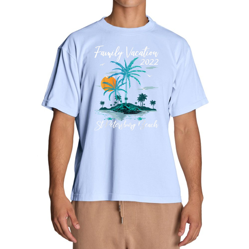 Family Vacation 2022 Sunset Florida St. Petersburg Beach Urban Heavy T-shirt by Yuh2105 | Artistshot