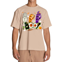 Boo American Sign Language Asl Deaf Halloween Costume Urban Heavy T-shirt | Artistshot