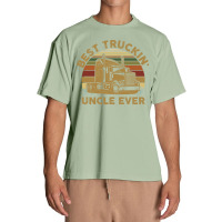 Vintage Best Truckin' Uncle Ever Retro Father's Day Urban Heavy T-shirt | Artistshot