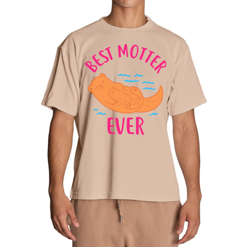 Mom T  Shirt Mother Otter Best Motter Ever T  Shirt T  Shirt Urban Heavy T-shirt | Artistshot