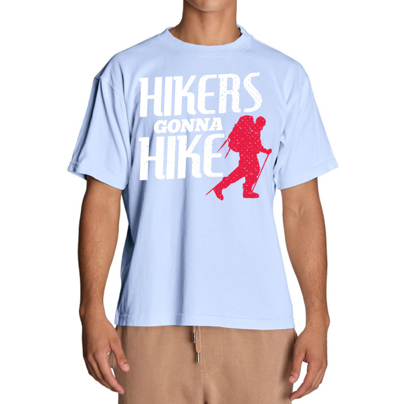 Hikers Gonna Hike Modern Distressed Urban Heavy T-shirt by ZulArt | Artistshot