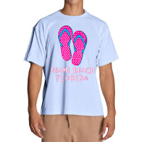 Miami Beach Flip Flops T Shirt Urban Heavy T-shirt | Artistshot